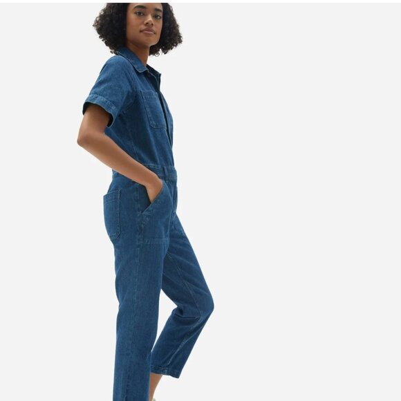 Everlane Pants - Everlane Soft Summer Jean Coverall Jumpsuit